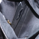 CHANEL Matelasse Backpack Lamb Skin Gold Black CC Auth 189824SAV-11