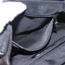 CHANEL Matelasse Backpack Lamb Skin Gold Black CC Auth 189824SAV-26