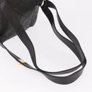 CHANEL Matelasse Backpack Lamb Skin Gold Black CC Auth 189824SAV-7