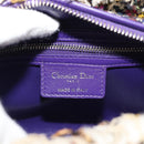 CHANEL Lady Dior Chain Hand Bag tweed 2way Multicolor Silver CC Auth 189825SM-22