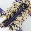 CHANEL Lady Dior Chain Hand Bag tweed 2way Multicolor Silver CC Auth 189825SM-6