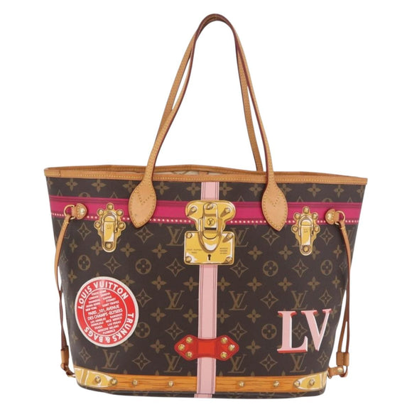 LOUIS VUITTON Summer Trunk Collectie Neverfull MM Tas M41390 LV Auth 189826SV