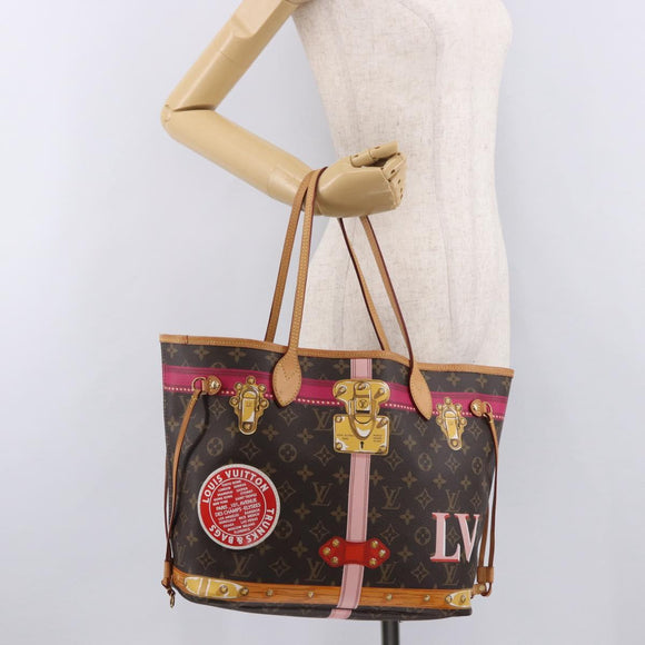 LOUIS VUITTON Summer Trunk Collectie Neverfull MM Tas M41390 LV Auth 189826SV
