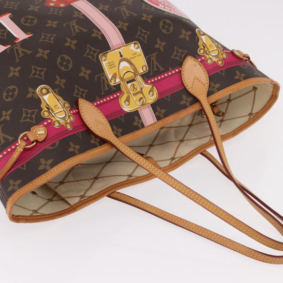 LOUIS VUITTON Summer Trunk Collectie Neverfull MM Tas M41390 LV Auth 189826SV