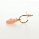 CHANEL COCO Mark Pierce plastic Pink CC Auth 189827M-4