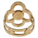 LOUIS VUITTON Berg Flower Power Ring metal Gold Tone LV Auth 189828A-3