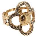 LOUIS VUITTON Berg Flower Power Ring metal Gold Tone LV Auth 189828A-6