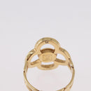 LOUIS VUITTON Berg Flower Power Ring metal Gold Tone LV Auth 189828A-7