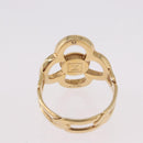 LOUIS VUITTON Berg Flower Power Ring metal Gold Tone LV Auth 189828A-8
