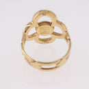 LOUIS VUITTON Berg Flower Power Ring metal Gold Tone LV Auth 189828A-9