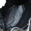 CHANEL Matelasse Chain Backpack Lamb Skin Gold Black CC Auth 189831SV-11