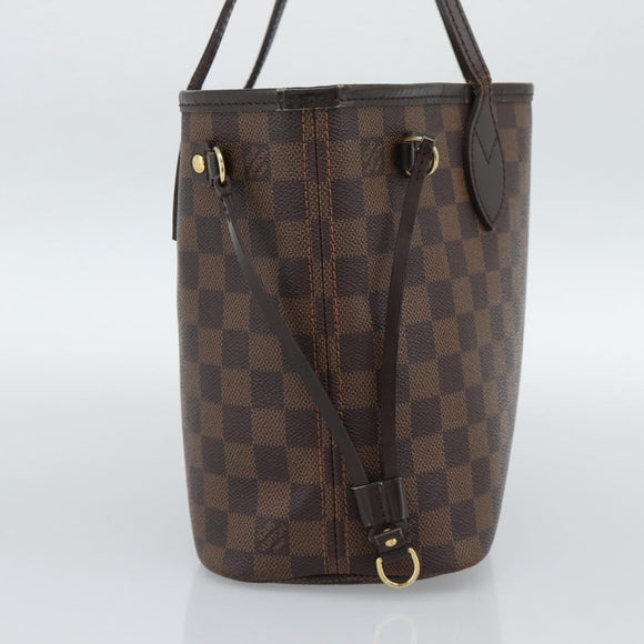 LOUIS VUITTON Damier Ebene Neverfull PM Tote Bag N51109 LV Auth 189833