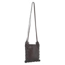 PRADA Shoulder Bag Leather Brown Auth 189834A-1