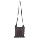 PRADA Shoulder Bag Leather Brown Auth 189834A-2