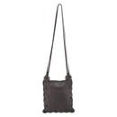 PRADA Shoulder Bag Leather Brown Auth 189834A-3