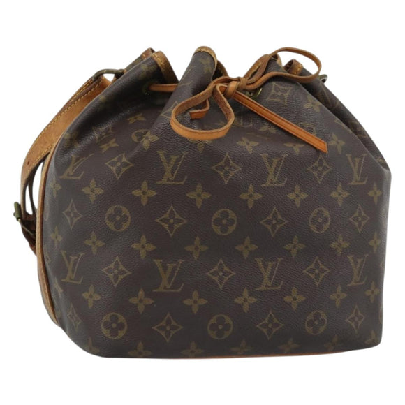 LOUIS VUITTON Monogram Petit Noe Shoulder Bag M42226 LV Auth 189836
