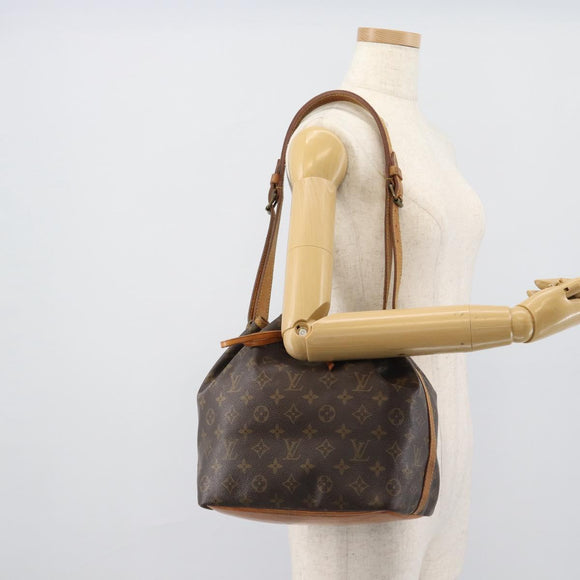 LOUIS VUITTON Monogram Petit Noe Shoulder Bag M42226 LV Auth 189836