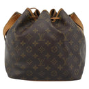 LOUIS VUITTON Monogram Petit Noe Shoulder Bag M42226 LV Auth 189836-2