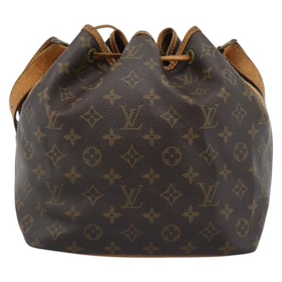 LOUIS VUITTON Monogram Petit Noe Shoulder Bag M42226 LV Auth 189836