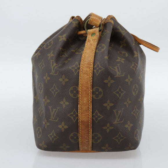 LOUIS VUITTON Monogram Petit Noe Shoulder Bag M42226 LV Auth 189836