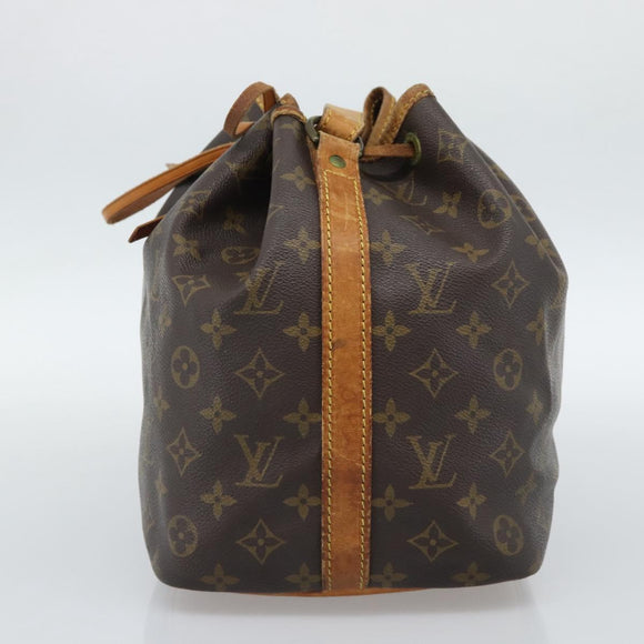 LOUIS VUITTON Monogram Petit Noe Shoulder Bag M42226 LV Auth 189836