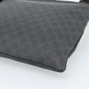 GUCCI GG Supreme Shoulder Bag PVC Black Silver 162904 Auth 189839-15