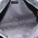 GUCCI GG Supreme Shoulder Bag PVC Black Silver 162904 Auth 189839-11