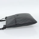 GUCCI GG Supreme Shoulder Bag PVC Black Silver 162904 Auth 189839-3