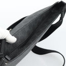 GUCCI GG Supreme Shoulder Bag PVC Black Silver 162904 Auth 189839-6