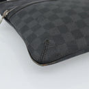 LOUIS VUITTON Damier Graphite Tomas Shoulder Bag N58028 LV Auth 189840-16