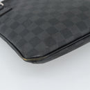 LOUIS VUITTON Damier Graphite Tomas Shoulder Bag N58028 LV Auth 189840-18
