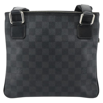 LOUIS VUITTON Damier Graphite Tomas Shoulder Bag N58028 LV Auth 189840 - 0