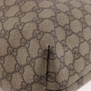 GUCCI GG Supreme Tote Bag PVC Beige 211137 Auth 189843-11