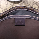 GUCCI GG Supreme Tote Bag PVC Beige 211137 Auth 189843-17
