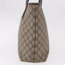 GUCCI GG Supreme Tote Bag PVC Beige 211137 Auth 189843-5