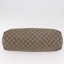 GUCCI GG Supreme Tote Bag PVC Beige 211137 Auth 189843-9