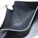 SAINT LAURENT Baby Kabas Hand Bag Leather 2way White Gold Auth 189853-27