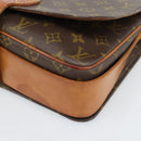 LOUIS VUITTON Monogram Cartouchiere GM Shoulder Bag M51252 LV Auth 189855-9