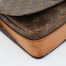 LOUIS VUITTON Monogram Cartouchiere GM Shoulder Bag M51252 LV Auth 189855-14