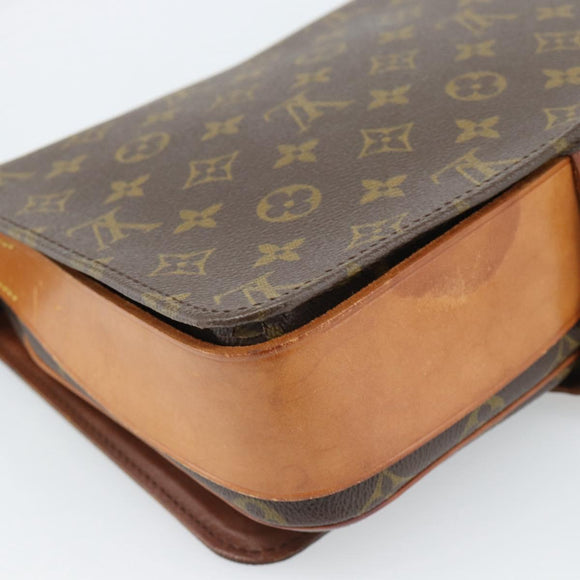 LOUIS VUITTON Monogram Cartouchiere GM Shoulder Bag M51252 LV Auth 189855