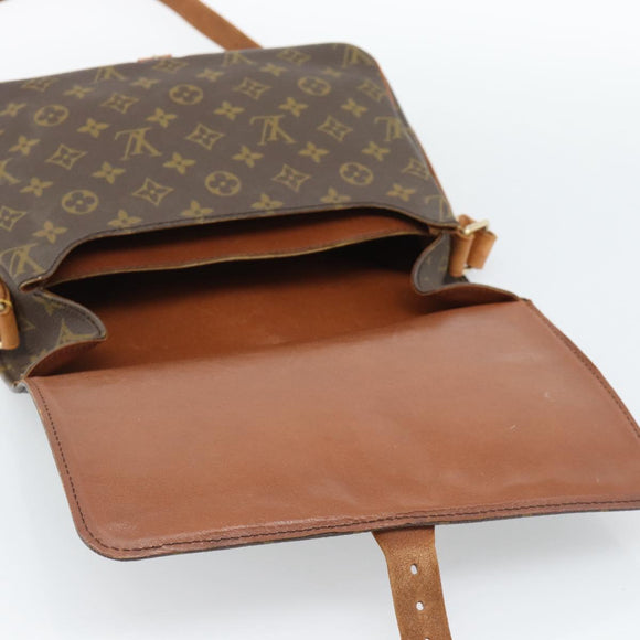 LOUIS VUITTON Monogram Cartouchiere GM Shoulder Bag M51252 LV Auth 189855