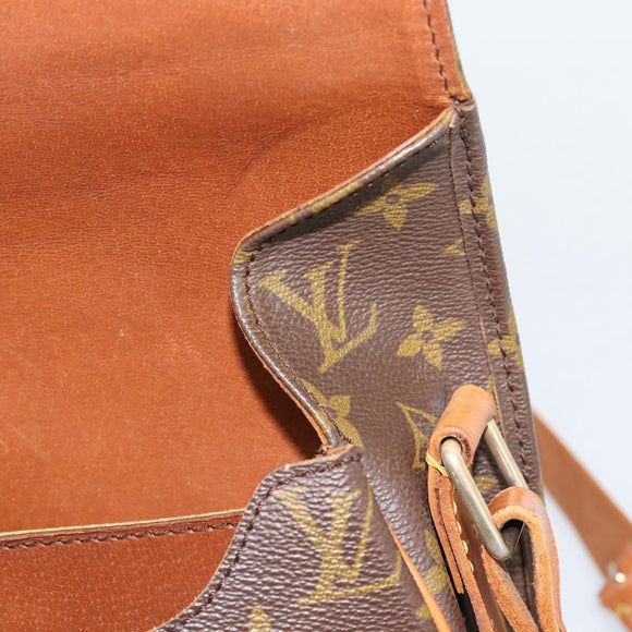 LOUIS VUITTON Monogram Cartouchiere GM Shoulder Bag M51252 LV Auth 189855