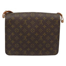 LOUIS VUITTON Monogram Cartouchiere GM Shoulder Bag M51252 LV Auth 189855-2