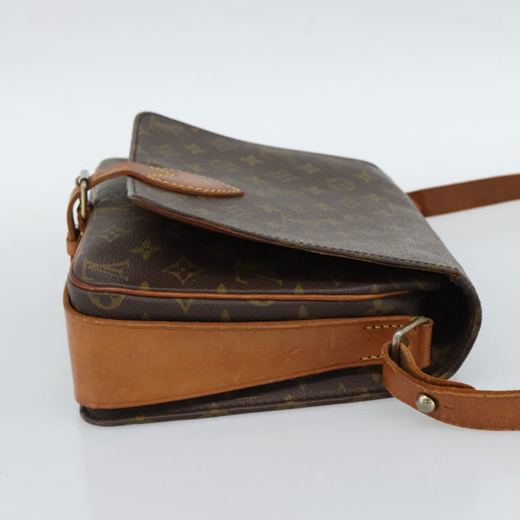 LOUIS VUITTON Monogram Cartouchiere GM Shoulder Bag M51252 LV Auth 189855