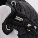 CHANEL Matelasse Backpack Lamb Skin Black Silver CC Auth 189859M-10