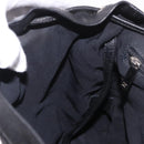 CHANEL Matelasse Backpack Lamb Skin Black Silver CC Auth 189859M-22