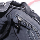 CHANEL Matelasse Backpack Lamb Skin Black Silver CC Auth 189859M-23
