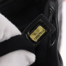 CHANEL Matelasse Backpack Lamb Skin Black Silver CC Auth 189859M-12