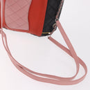 CHANEL Matelasse Backpack Lamb Skin Black Silver CC Auth 189859M-7