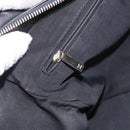 CHANEL Choco Bar Tote Bag Lamb Skin Black Gold CC Auth 189862-20